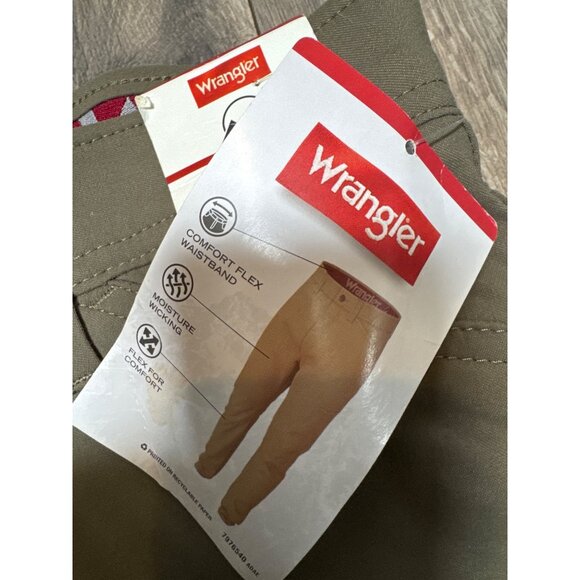 Wrangler Performance Cargo Pants 30x30 Straight Fit Comfort Flex Waistband Moist - Picture 4 of 6